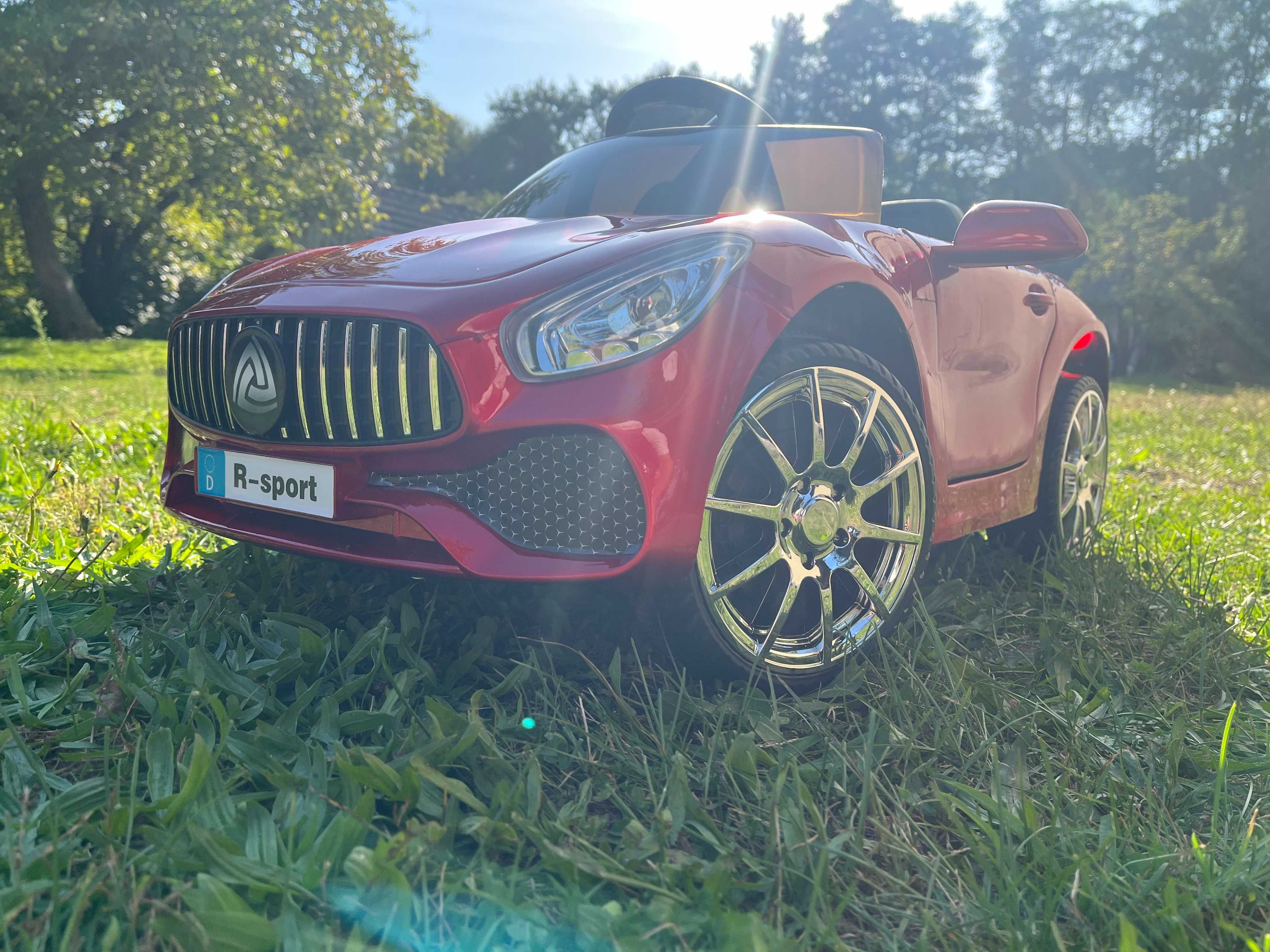 Auto na akumulator dla dziecka Lakier Amortyzatory Pilot  Samochodzik