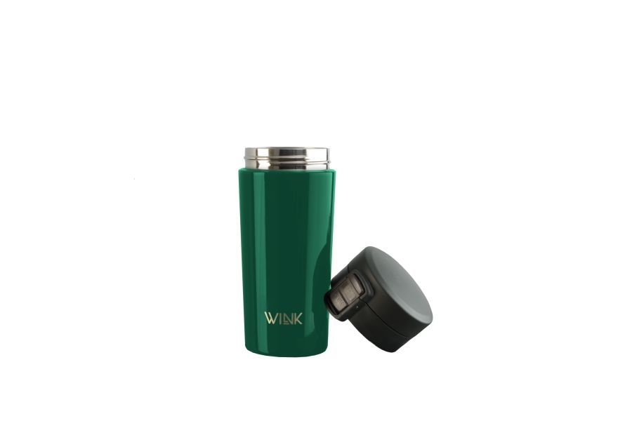 Kubek Termiczny WINK Dark Green 370 ml.