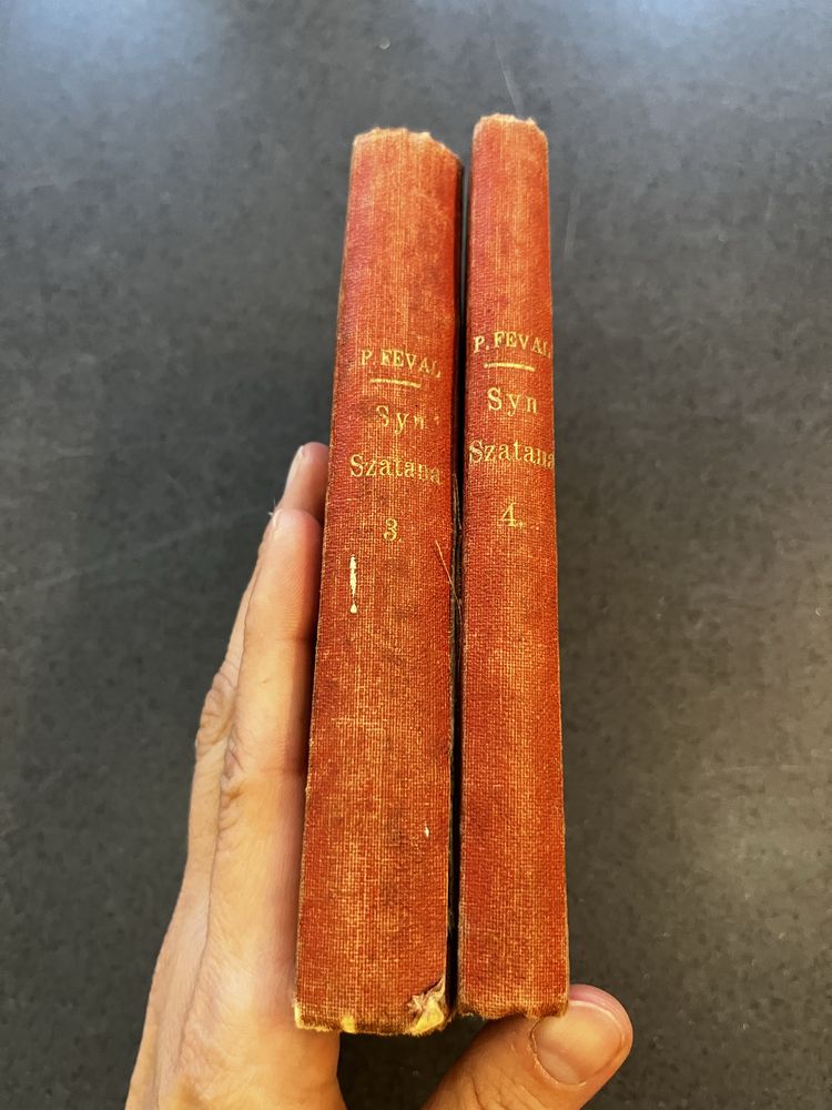 Zestaw 2 książe starych Syn Szatana Tom 3 i 4 1847r