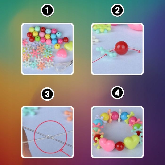 Koraliki Zestaw Koralików Do Robienia Bransoletek
