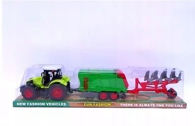 Traktor Z Maszyną Rolniczą Ciągnik Pojazd