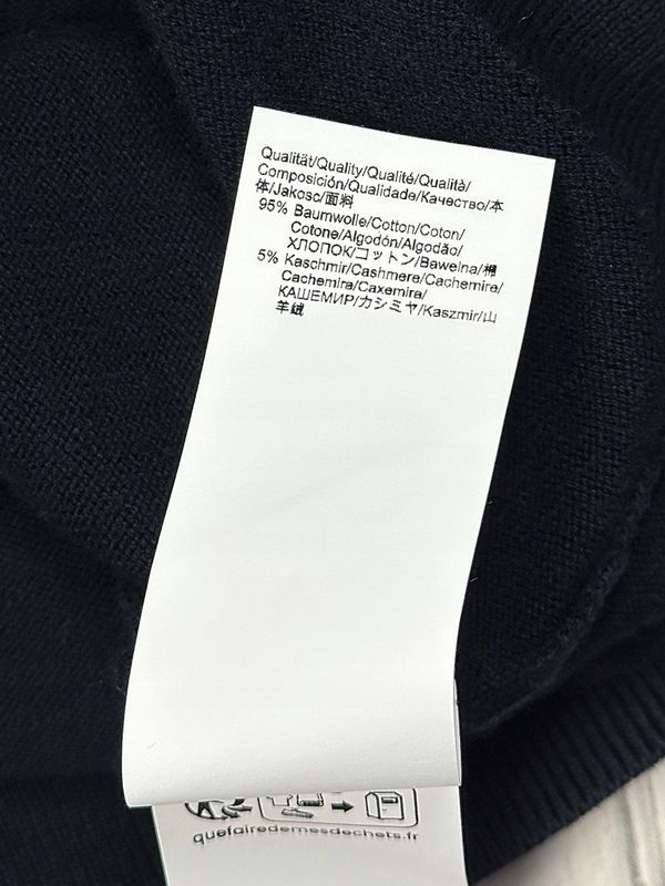 Hugo Boss Kanovano Bawełniany Sweter z Kaszmirem Męski Logowany r. Xl