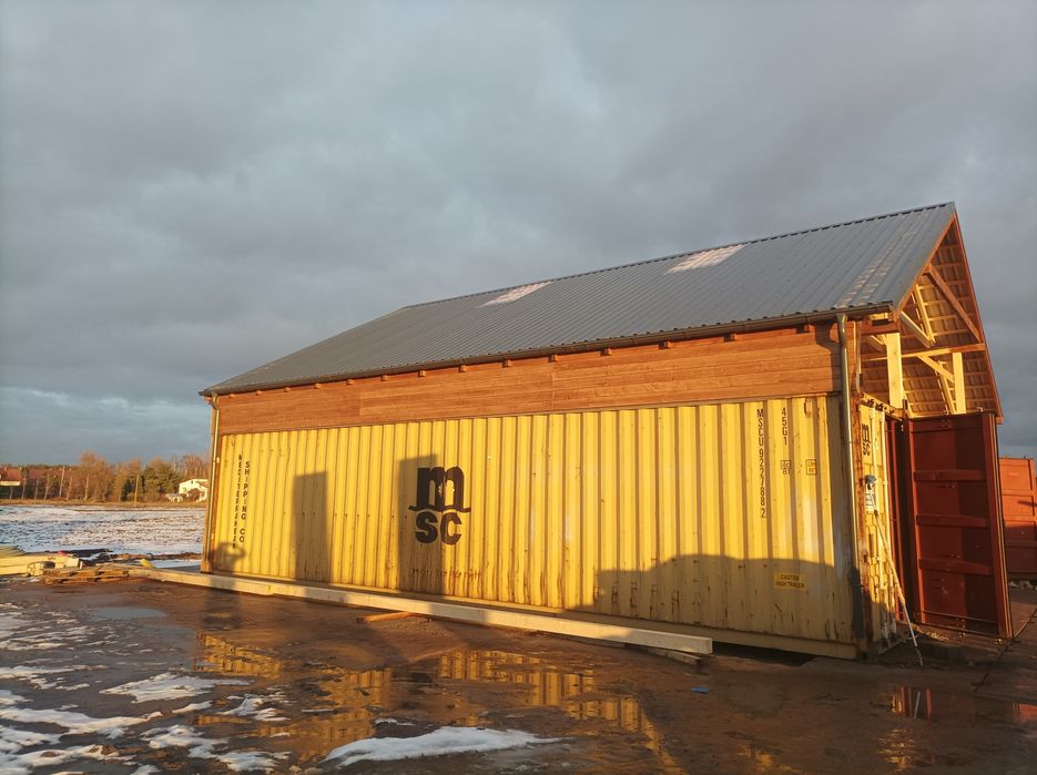 Wiata, hala, zadaszenia kontenerowe