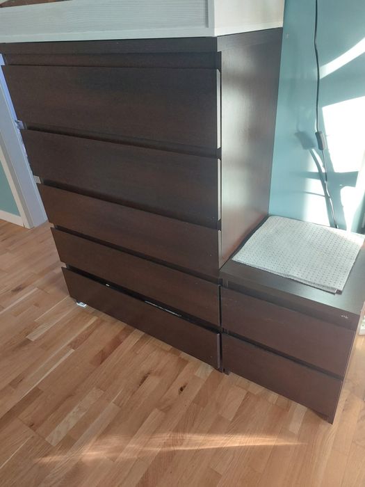 Komoda z 5 szufladami meble wójcik pello kolor wenge