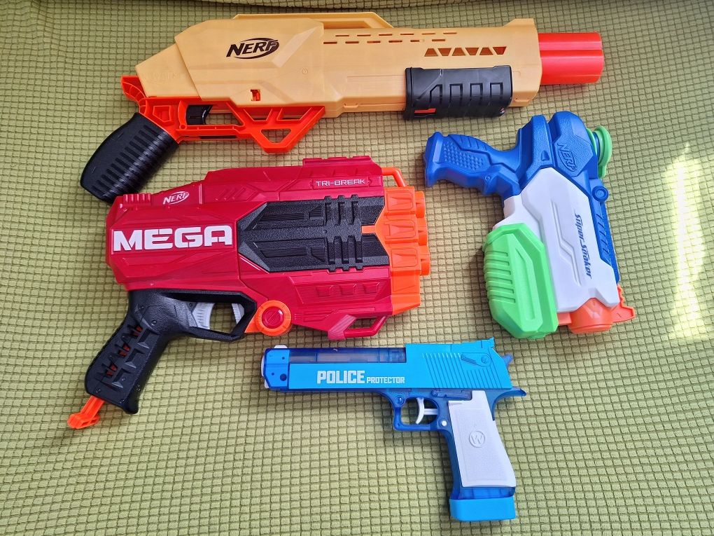 Pistolety Nerf na strzałki na wodę