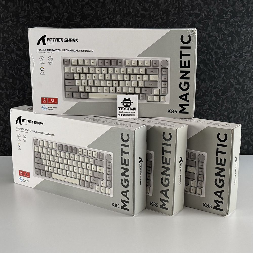Attack Shark K85 Rapid Trigger (Магнітні свічі)(RGB)