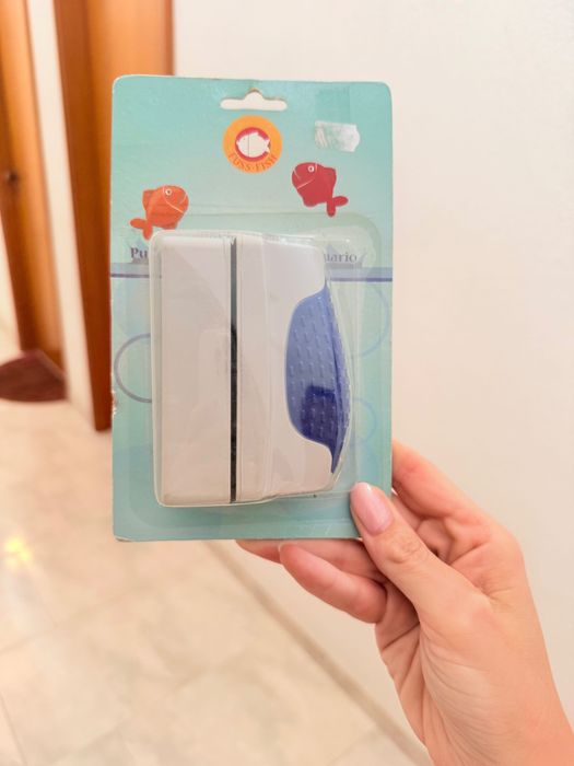 Limpador de vidros magnético aquário