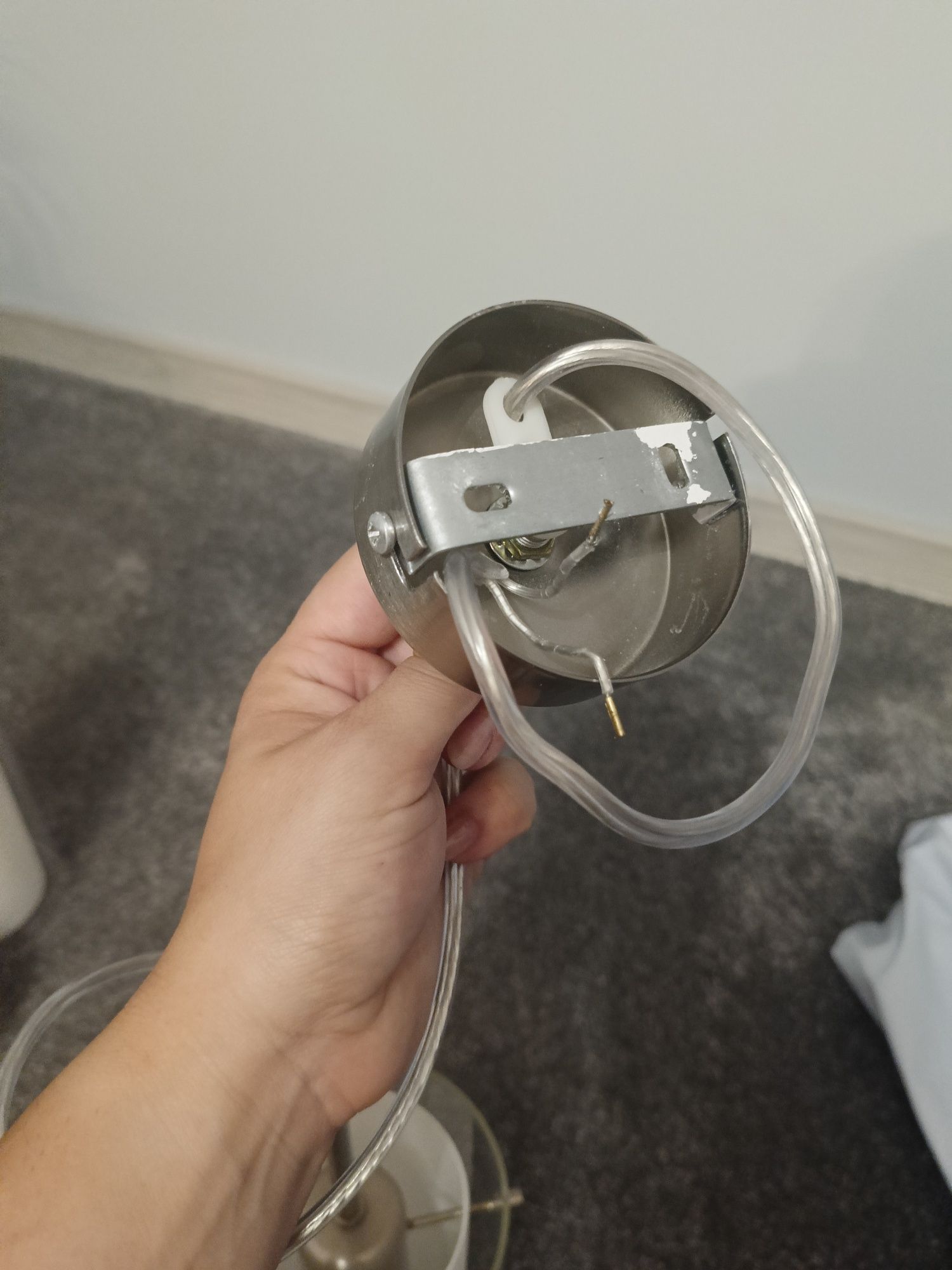 Lampy wiszące pojedyncze jak nowe 2 sztuki