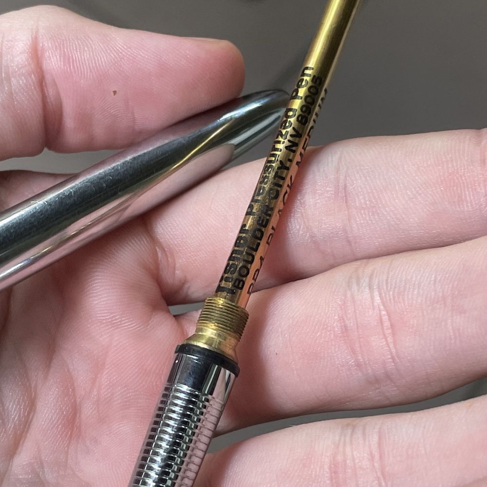Ручка Fisher Space Pen CHROME Bullet ручка parker montblanc