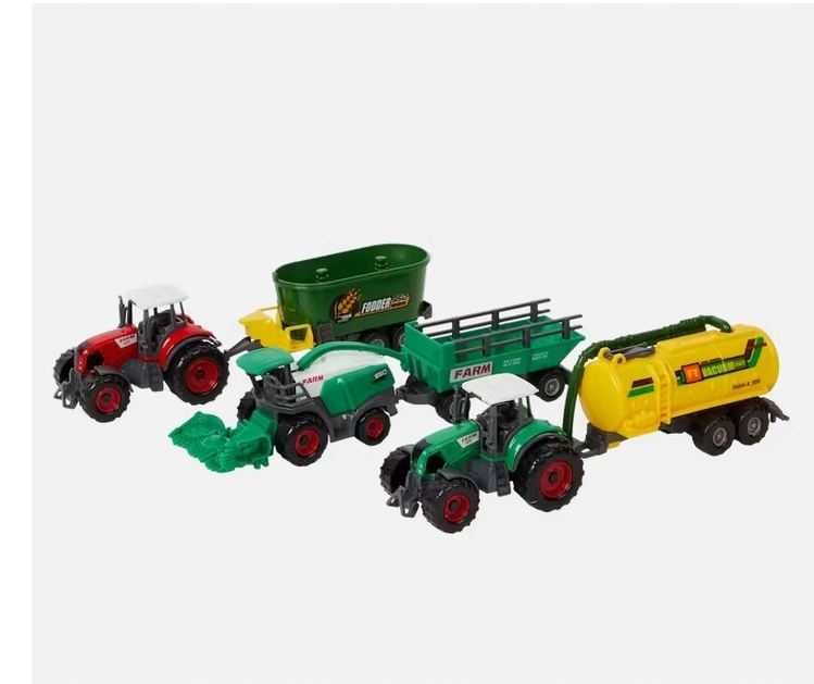 Zestaw pojazdów rolniczych traktor kombajn W/A