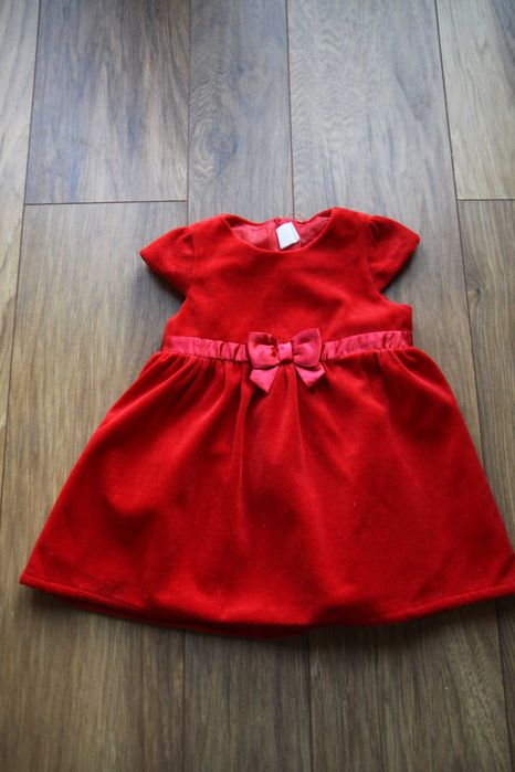 Sukienka Impreza, Walentynki, Mikołaj, Święta, czerwona, 86, H&M