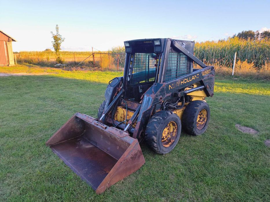 ŁADOWARKA NEW HOLLAND LX465 Z ŁYŻKĄ Super St Bobcat Schaffer Wiedemann