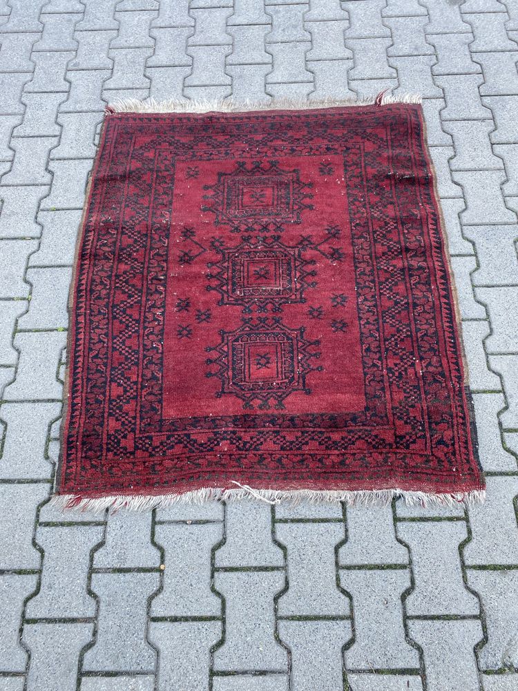 Dywan perski Buchara 130x100 ręcznie tkany Stary