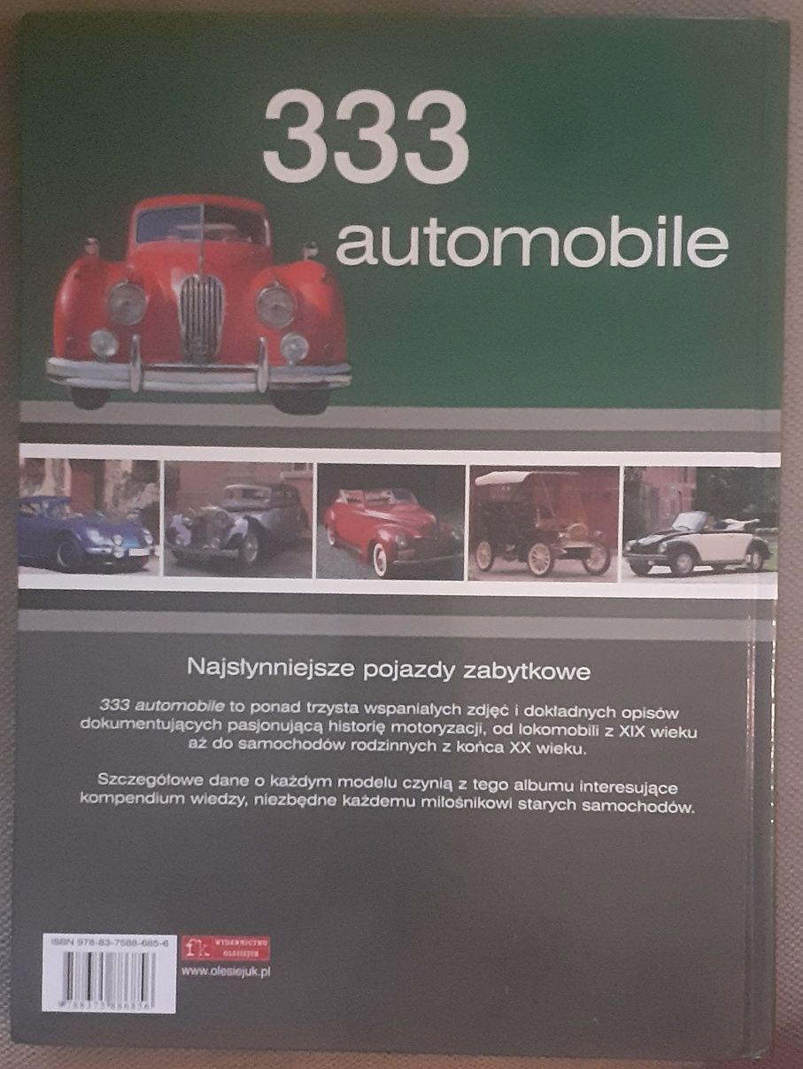 333 automobile. Pojazdy zabytkowe. Nowa