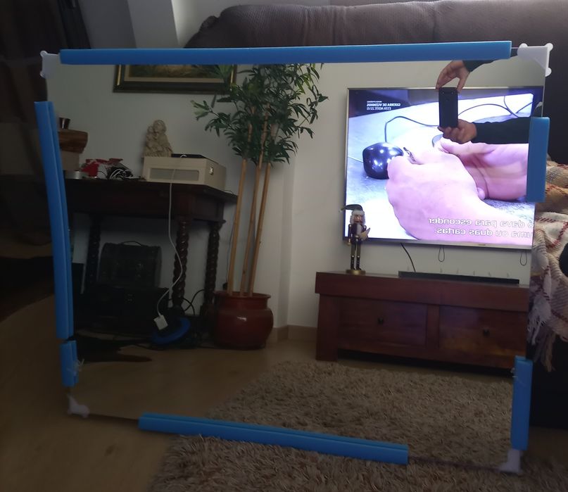 Espelho com LED's e desenbaciador