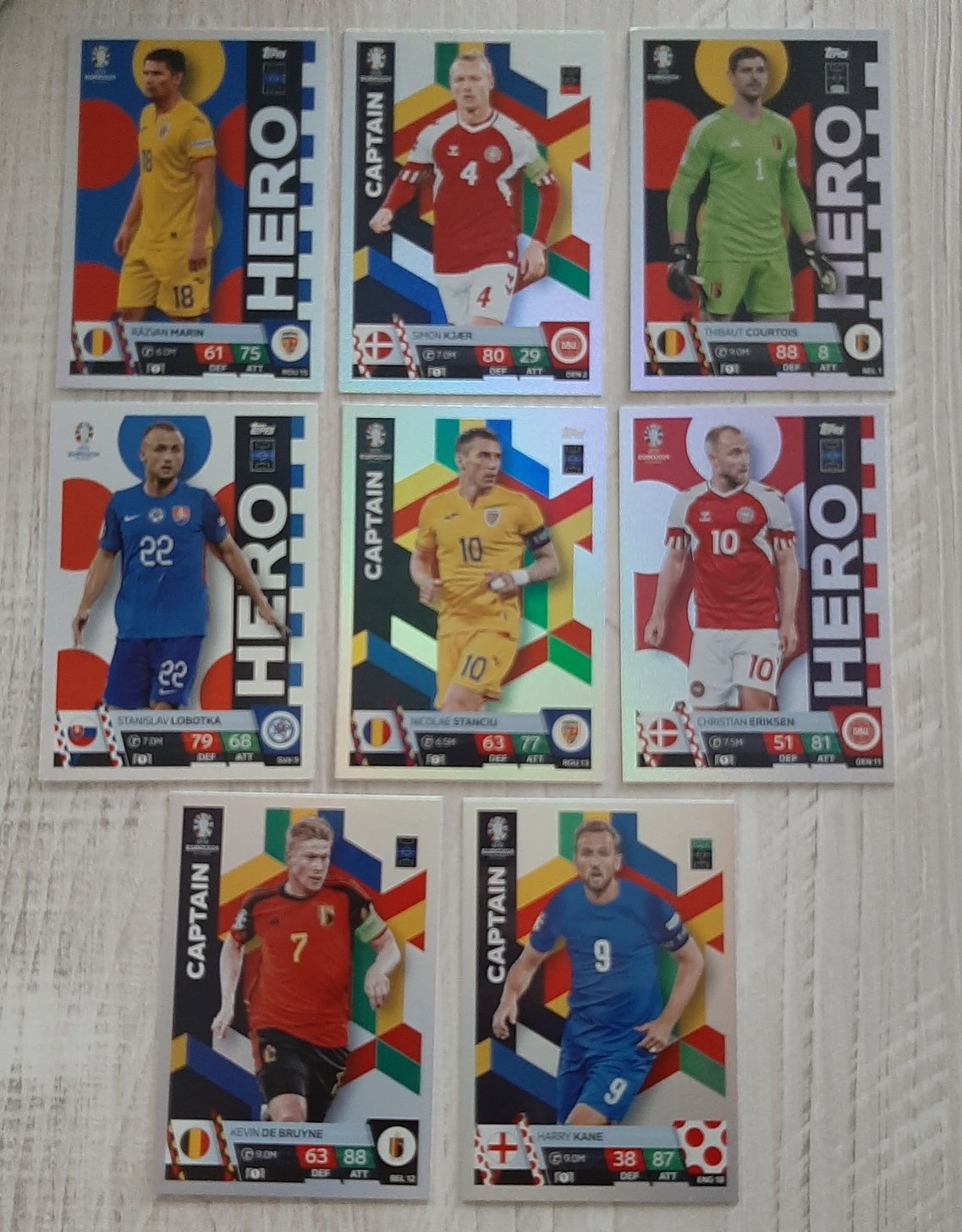 Karty piłkarskie topps match attax euro 2024