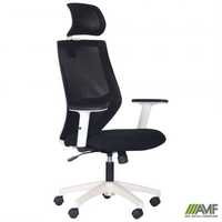Компьютерное кресло Lead White HR сиденье Нест-01 черная/спинка Сетка