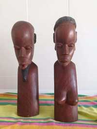 Estatuetas Africanas Casal (Madeira)