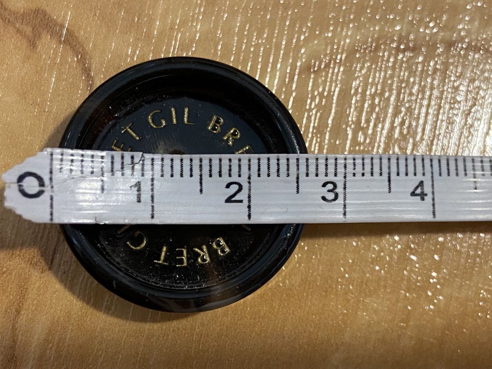 Gil bert logowane 8 guzików guziki czarne 2,5 cm od kurtki