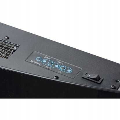 Elektryczny  KOMINEK ŚCIENNY EL FUEGO DAVOS LED 2 KW z funkcją grzania