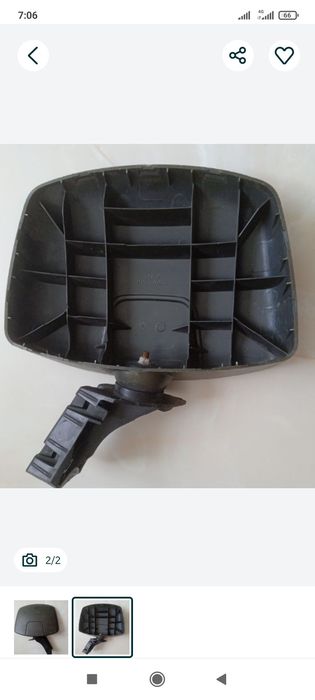 корпус  фари та корпус бордюрного дзеркала МАН