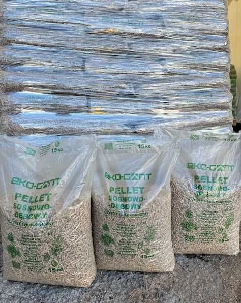 Pellet drzewny iglasty, dębowy - jakość Gold, certyfikat