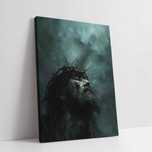 Obraz na płótnie Jezus Chrystus w koronie cierniowej krzyż 45x60