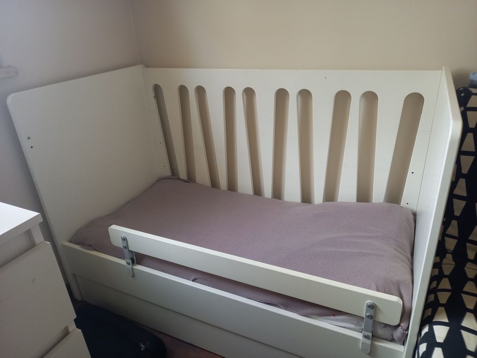 Łóżeczko niemowlece tapczanik 2w1