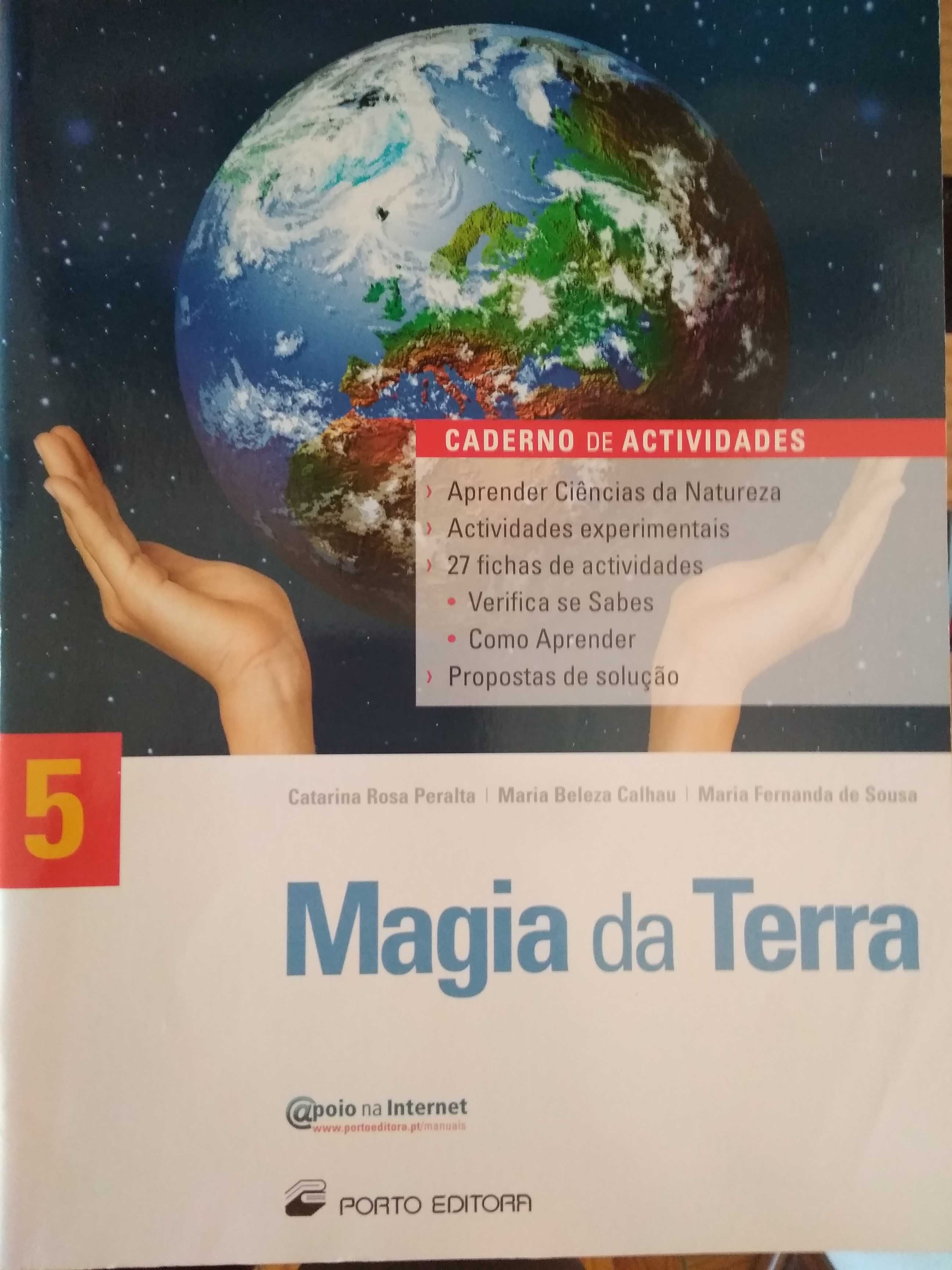 Manual e caderno de atividades Magia da Terra - Ciências 5º ano