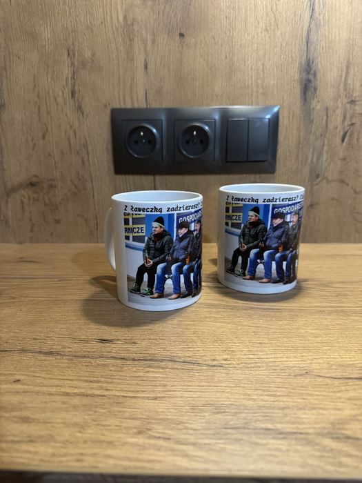 Zestaw 2 kubki ceramiczne z motywem z serialu Ranczo nowe 330 ml