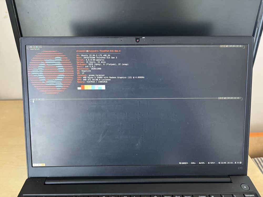 Portátil Lenovo Thinkpas E15 Gen3 1TB AMD Ryzen 5 16GB