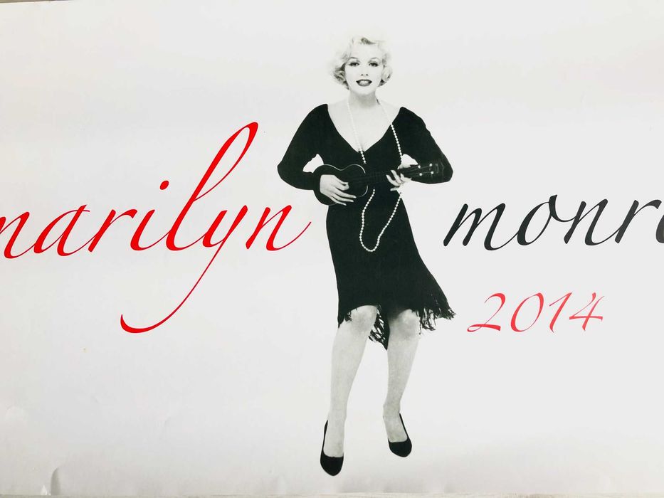 Plakat obraz Marilyn Monroe 70x40 cm czarno-biały