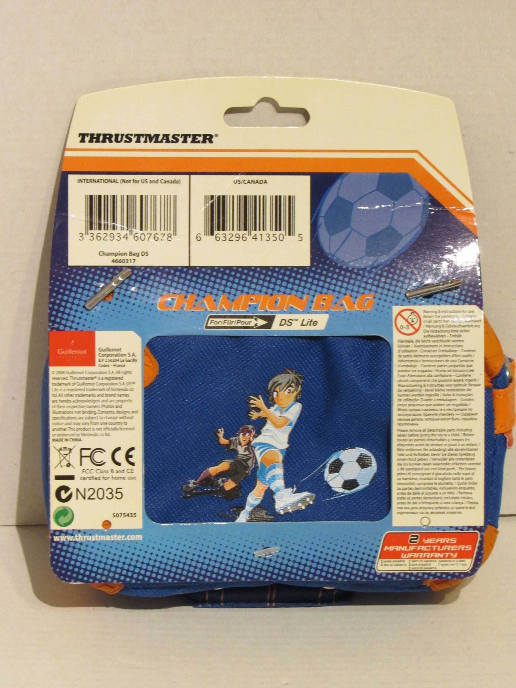 Nintendo DSi DS Lite bolsa Thrustmaster nova