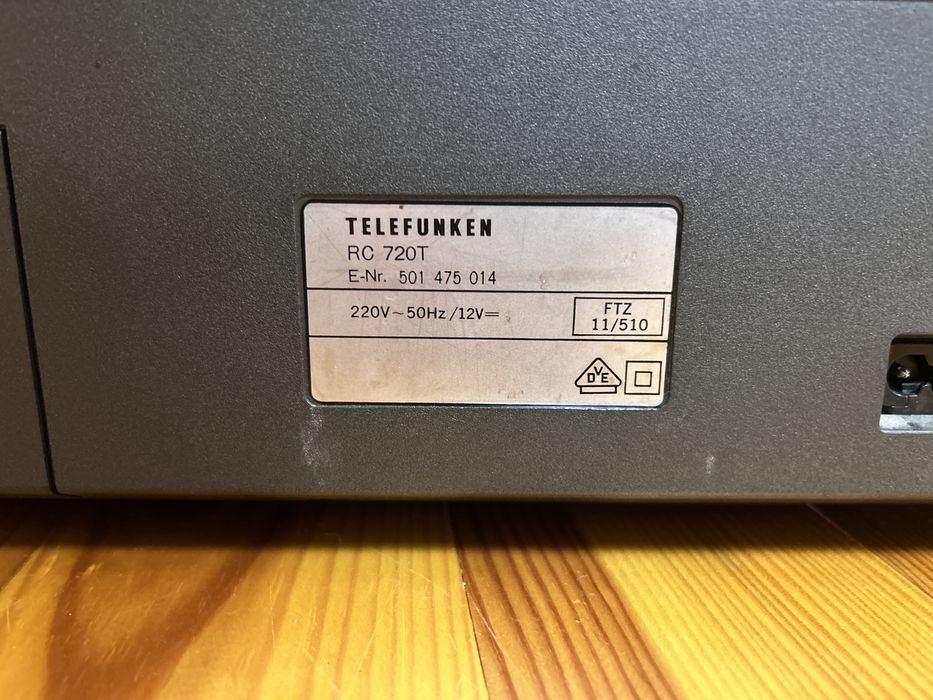TELEFUNKEN RC 720T – радіо-дволентовий програвач, магнітофон