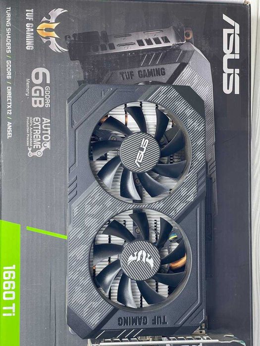 Відеокарта ASUS TUF Gaming GeForce® GTX 1660 Ti 6GB EVO Gaming GDDR6