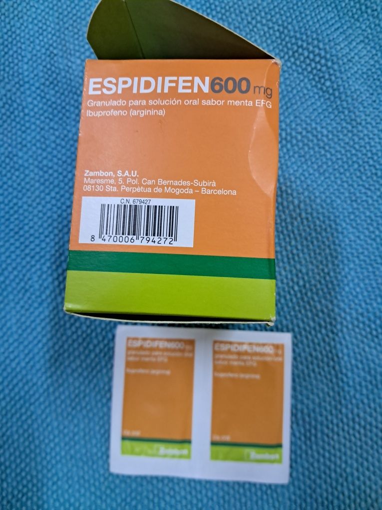 Espidifen 600 обезболююче і жарознижуюче