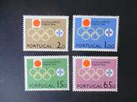 Selos Portugal 1964-Jogos Olímpicos Tóquio Novos (s/marca charneira)