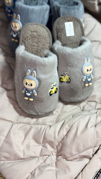 Дитячі капці тапки доя дому змінне взуття доя хлопчика дівчинки 24-35
