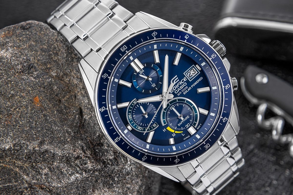 zegarek męski casio edifice solar efs-s510d-2avuef + box