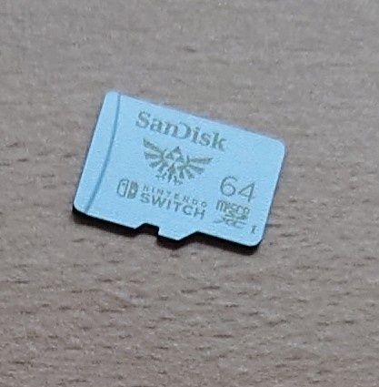 MicroSDXC sandisk the legend of Zelda 64GB