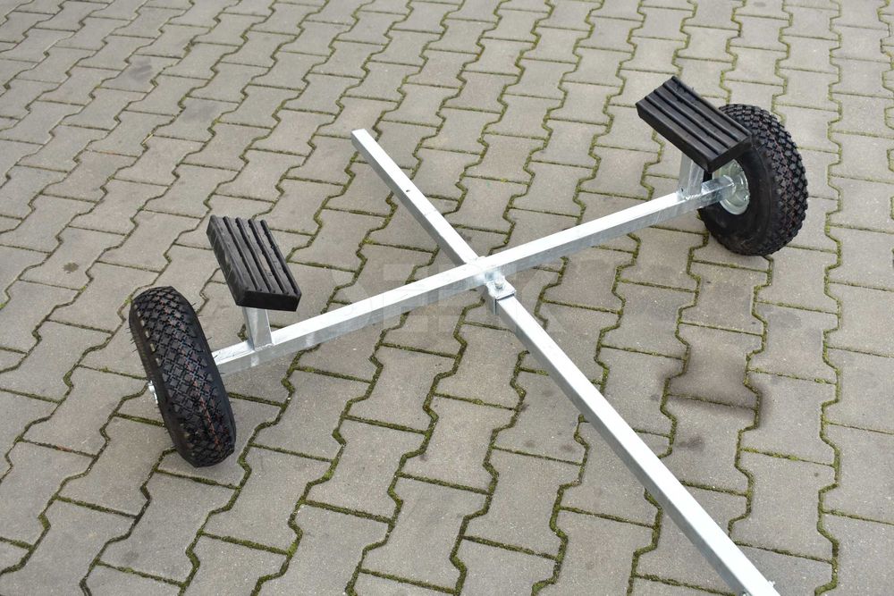 WÓZEK SLIPOWY OCYNKOWANY pod łódź ponton RIB przyczepa bez zaczepu