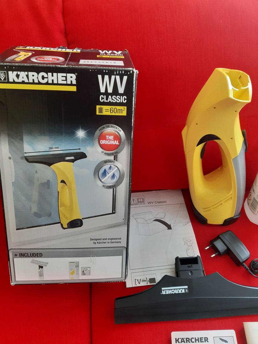 Myjka do okien Karcher WV nieużywana +płyn