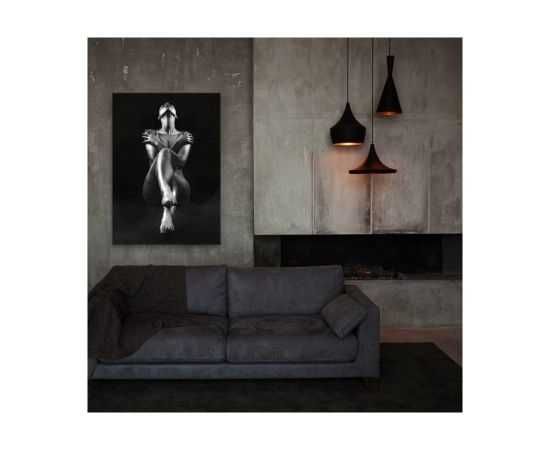 Obraz na płótnie CANVAS SILVER 100x70 Kobieta