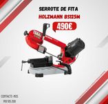 Serrote de fita HOLZMANN capac. corte Ø125 230V JL20