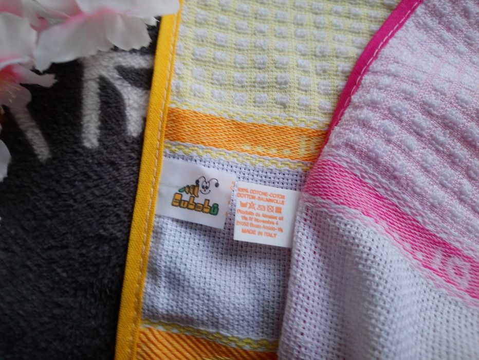 Bawełniane ręczniczki, ściereczki, śliniaki przyjaciele lasu 2szt