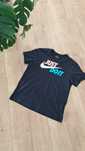 T-shirt Koszulka Tee Nike. Just do it. Czarna. Duża grafika. Rozmiar M