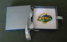 Alfinete / Broche / Pregadeira Cesto de Frutas NOVO
