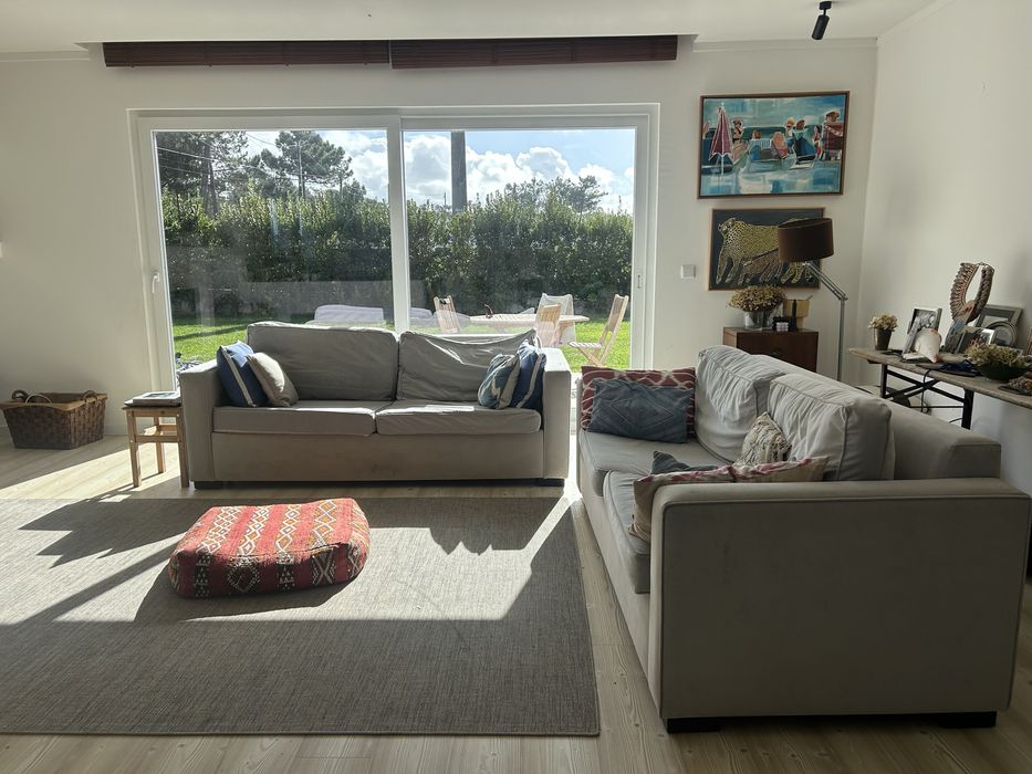 2 sofas cama com tecido lavavel