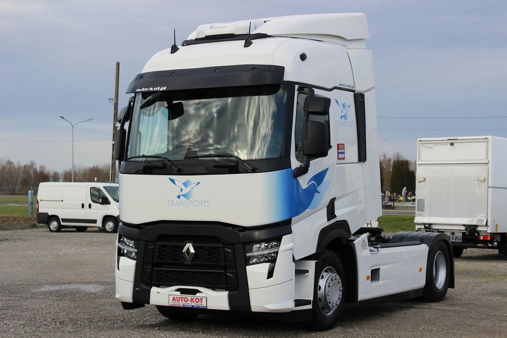 Renault T480 *13L*/ LODÓWKA /KLIMA POSTOJOWA / 2 ZBIORNIKI /PEŁNY SPOILER /ACC / BL.MOSTU / Euro 6 /*SERWIS FR*/STAN IDEALNY/  /Model 2023/Spr z FR / auto kot.pl /
