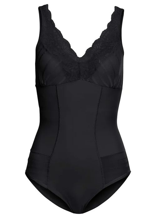 B.P.C. body shape średni stopień modelowania czarne z koronką r.36